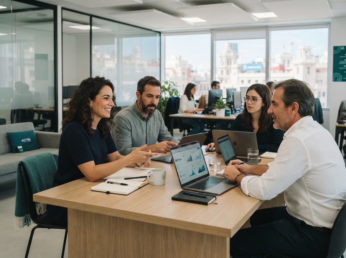 Santander Activa - equipo analizando modelos predictivos de datos